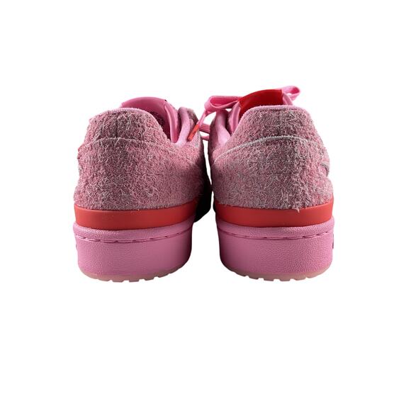 Adidas 'Forum' Pink Suede Low Cl The Grinch Shoes Size 9 - Picture 7 of 9